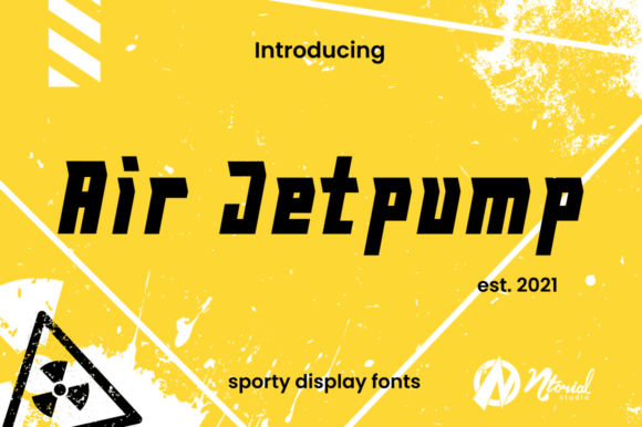 Boost Your Brand with the Air Jetpump Font