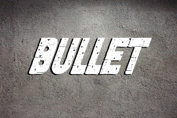 Bullet Display Font Review for Design Projects