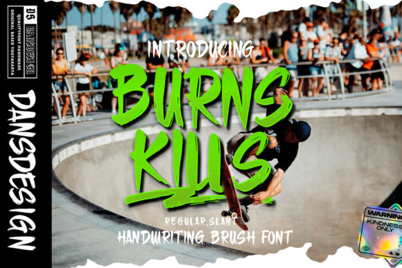 Burn Kills Font for Professional Branding