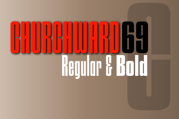 Churchward 69: A Bold Font for Small Business Branding