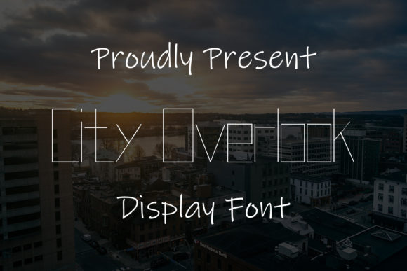City Overlook: A Modern Display Font for Web Design