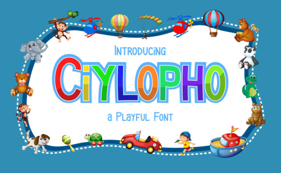 Ciylopho: A Bold Display Font for Vibrant Editorial Design