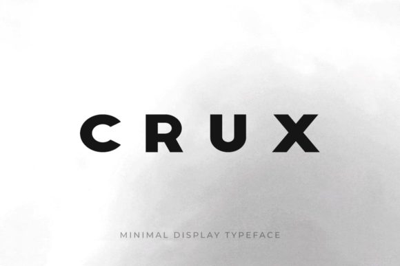 Crux: A Modern Display Font for Editorial Design