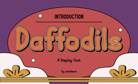 Daffodils Font for Editorial Design and Branding