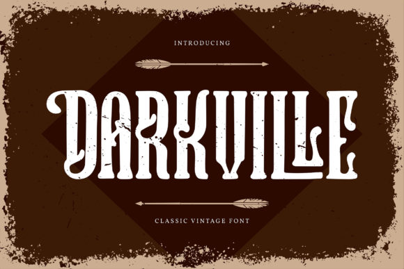 Darkville Font for Bold Web Design