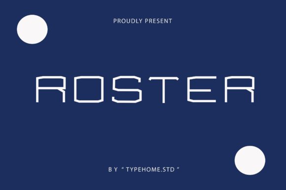 Discovering Roster: A Unique Display Font for Bold Branding