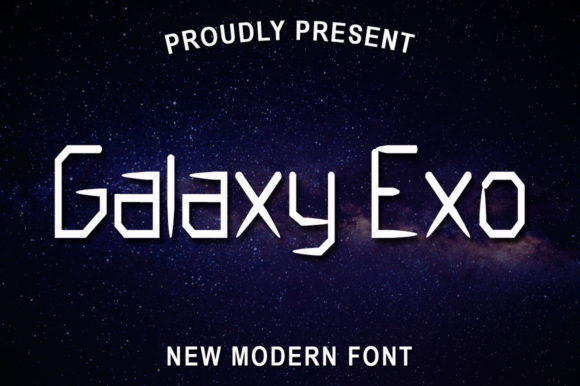Galaxy Exo: A Modern Display Font for Editorial Design
