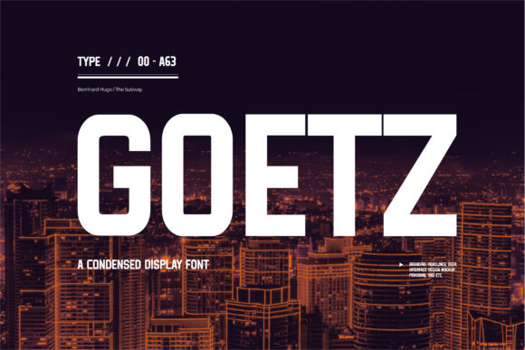 Goetz: The Display Font That Elevates Your Campaigns