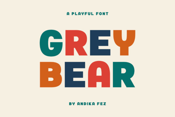 Grey Bear: A Display Font for Bold Campaign Visuals