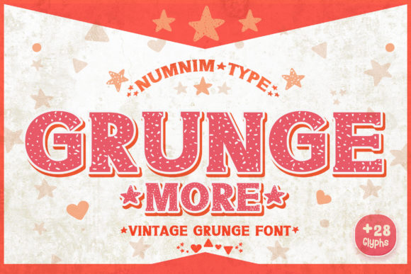 Grunge More: A Bold Display Font for Editorial Creativity