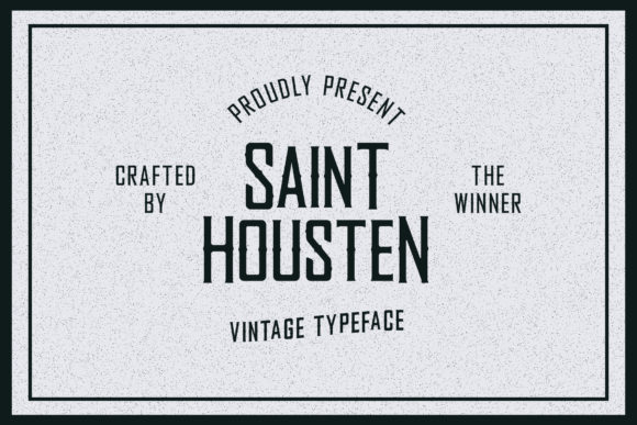 Housten Font Review: A Vintage Display Font for Bold Branding