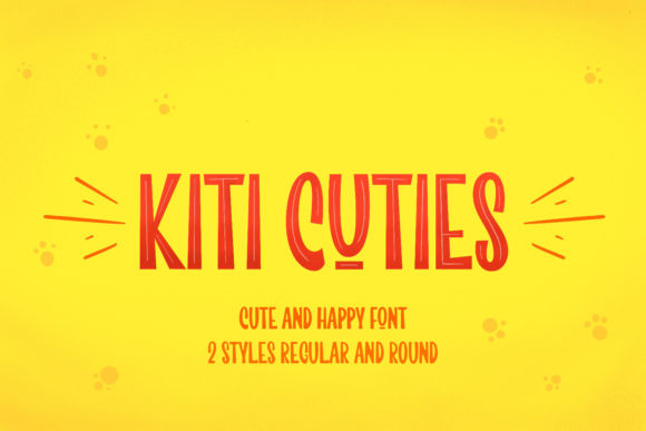 Kiti Cuties: A Playful Typeface for Modern Editorial Design