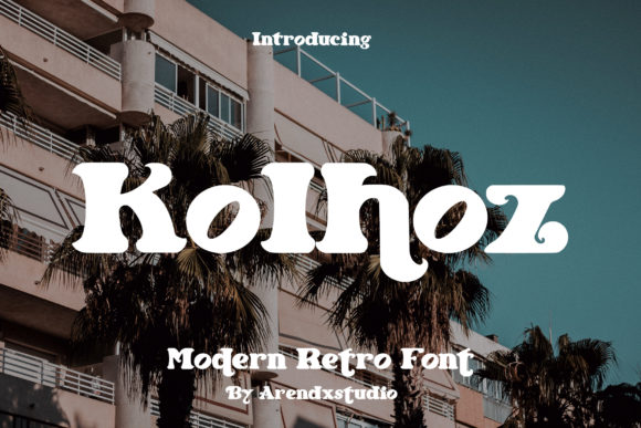 Kolhoz: A Modern Display Font for Bold Web Design