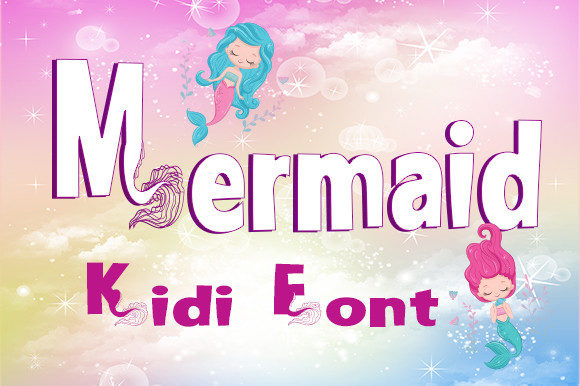 Mermaid Kidi Font for Campaign Creatives
