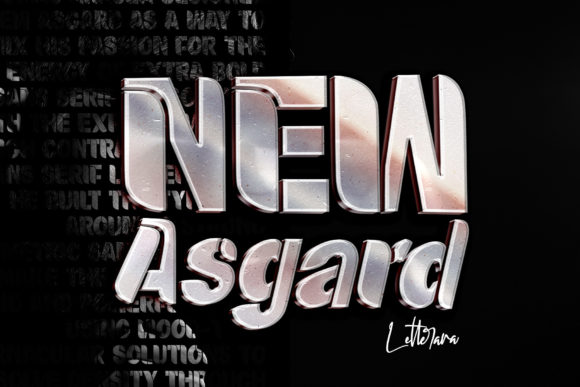 New Asgard: A Bold Display Font for Modern Campaigns
