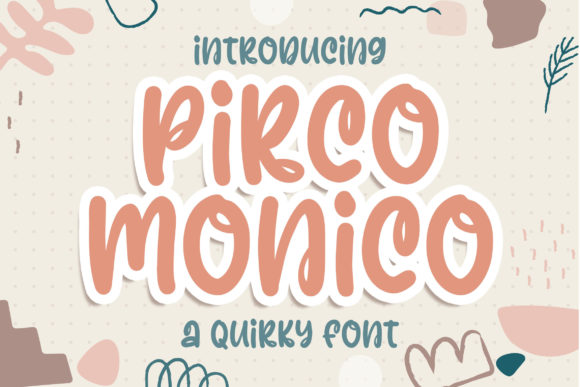 Pirco Monico: A Playful Font for Creative Branding Projects