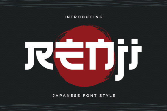 Renji: A Simple Japanese-Inspired Display Font for Modern Branding