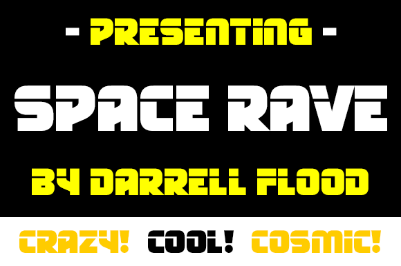 Space Rave Font for a Modern Brand Touch