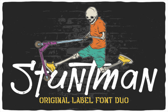 Stuntman: A Trendy Display Font for Bold Editorial Design