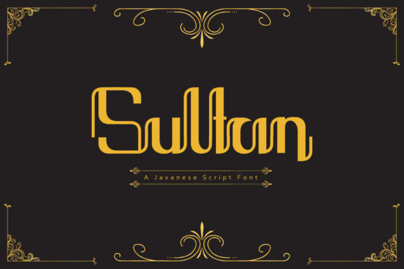 Sultan: The Premium Display Font That Elevates Campaign Visuals